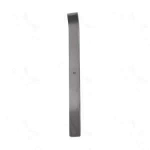 6 3/4" 瑞士骨凿 弧形 12mm 刃口 – surgivalley (012210215)