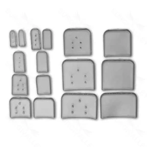 Clear Osteotome Guards Assorted Sizes 50-Piece Pack for General Surgery Bone Procedures – surgivalley (012210022)