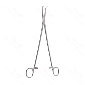 Kantrowitz thoracic clamp forceps 14 delicate right angled serrated jaws ring handle – surgivalley (001210766)