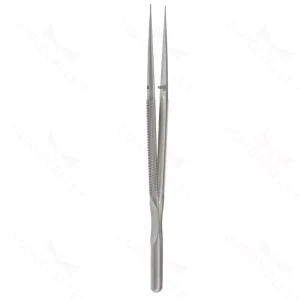 18cm Pierse Forceps - round Handle 8mm dia 0.3mm tips – surgivalley (001211444)