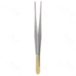 Surgical Tissue Forceps 14.5 cm (5.7) TC (Gold Handle)