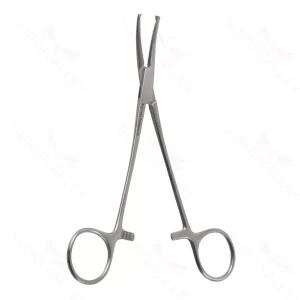 Single-Use 6 1/4" Rankin-Crile Forceps curved 1×2 teeth – surgivalley (055210045)