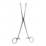 Pinzas de Esponja Foerster de 9 1/2" rectas con mordaza dentada