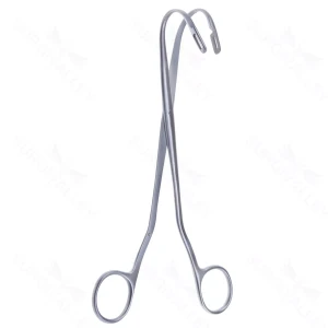 Surgical Tissue Forceps Curved 23.5 cm (9.2) – surgivalley (001213736)