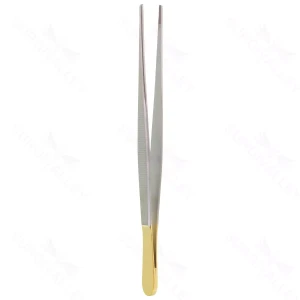 Surgical Tissue Forceps 23.0 cm (9") TC (Gold Handle) – surgivalley (001210731)