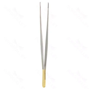 Surgical Tissue Forceps 1x2 Teeth 23.0 cm (9") TC (Gold Handle) – surgivalley (001210743)