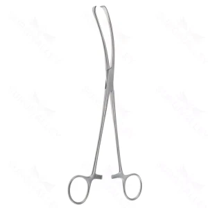9 Teale Vulsellum Forceps curved to side – surgivalley (001210697)