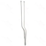 Adson-hypofysegribetang 9" bajonetskaft vinklet nedad 6.0mm kopkæber fladt håndtag