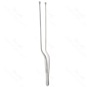Adson-hypofysegribetang 9" bajonetskaft vinklet nedad 6.0mm kopkæber fladt håndtag