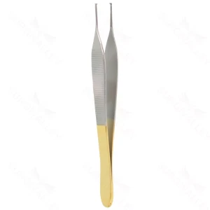 Adson带齿组织镊 Micro Golden Grip用于组织处理 – surgivalley (027210243)