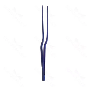 Cushing组织镊 7 1/4" 刺刀式杆、直型、1x2齿、齿状钳口、平柄、钛 – surgivalley (027210347)