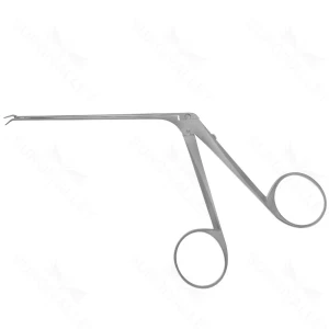 Ear Forceps angled down 4mm fine serrated jaws – surgivalley (001211181)