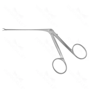 House-Wullstein Cup Forceps angled down 0.6x1mm oval – surgivalley (001211167)