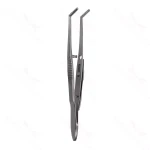 Jameson Tissue Forceps 1x2 Teeth Angled 9.8 cm (3.9)