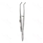 Jameson Tissue Forceps 1x2 Teeth Angled 9.8 cm (3.9)