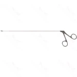 Pinzas de copa laríngea miniatura Kleinsasser, modelo original longitud de trabajo 230mm curva izquierda delicada 1.0mm mandíbulas de copa redondas mango de anillo