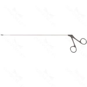 Pinzas de copa laríngea miniatura Kleinsasser, modelo original longitud de trabajo 230mm curva izquierda delicada 1.0mm mandíbulas de copa redondas mango de anillo – surgivalley (001211364)