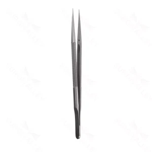 Pinzas Micro de 8mm, mango redondo, punta perforante de 0.6mm, 7" – surgivalley (001211453)