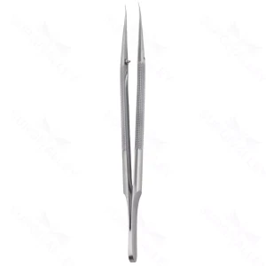 Pinzas de micro 8 mm mango redondo punta curva 7" – surgivalley (001211454)