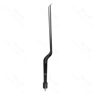 MIS Bipolare Pinzette mit Anschlag 9" abgewinkelt 1,2 mm Spitze