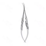 Shepard IOL-indføringspincet 4 3/4" med skånsomme buede skafter, glatte 1.4mm skiveformede kæber, fladt håndtag