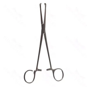 Allis-vævstang 12" lige atraumatiske kæber, parallelle serrationer, ringhåndtag – surgivalley (001211338)
