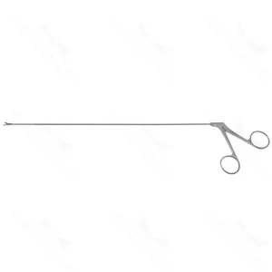 Pinzas de copa laríngea miniatura Kleinsasser, modelo original longitud de trabajo 230mm curva derecha delicada 1.0mm mandíbulas de copa redondas mango de anillo – surgivalley (001211363)