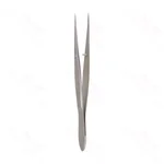 Splitterpinzette 4 1/8", empfindlich, gerade, spitz, glatte Spitzen, flacher Griff