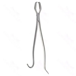 Pinzas de sujeción ósea Lane 13" pesadas mandíbulas rectas, sin trinquete – surgivalley (061210023)