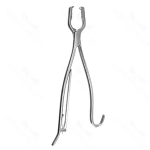 Pinza Lane para sujeción de hueso 13" mandíbulas rectas ligeras con trinquete – surgivalley (061210026)