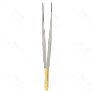 Surgical Tissue Forceps 14.5 cm (5.7) TC (Gold Handle) – surgivalley (001210729)