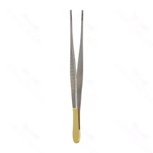 6 Debakey Golden Grip Vascular Tissue Forceps 2mm tip – surgivalley (027210253)