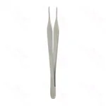 Adson-Gewebefasszange 6" extra fein, gerade, 1x2 Zähne, flacher Griff