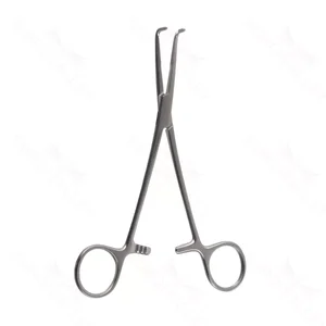 Kantrowitz thoracic clamp forceps 12 delicate right angled serrated jaws ring handle – surgivalley (001210763)