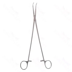 Mixter hemostatic forceps 7 curved serrated jaws ring handle – surgivalley (001210784)