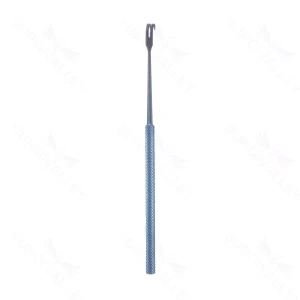 Joseph skin hook 6 1/4 2 sharp prongs 5.0mm spread round handle ebonized finish for reduced glare – surgivalley (156210021)