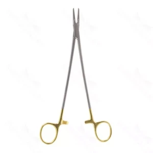 10" Intracardiac Golden Grip-nåleholder med 2mm-spids – surgivalley (003210162)