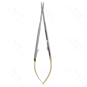 11 Jacobson Heavy Needle Holder Golden Grip with lk – surgivalley (003210129)