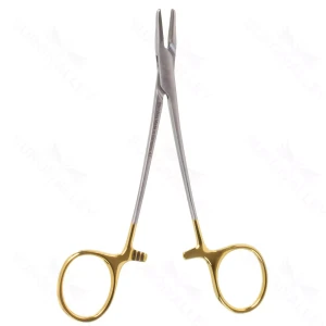 5 Halsey Needle Holder Golden Grip smooth