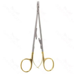 6 Diethrich Golden Grip Needle Holder serrated jaws
