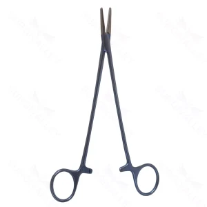 Mayo-Hegar needle holder 12 straight serrated jaws ring handle – surgivalley (002210212)