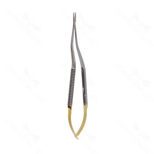 8 Bayonet Needle Holder Golden Grip 1mm jaw – surgivalley (003210185)