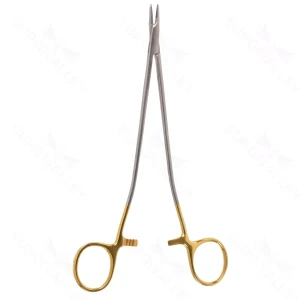 8" Cooley Golden Grip 显微血管持针器 锯齿 – surgivalley (111210256)