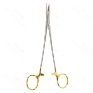 9 Crile-wood Golden Grip Needle Holder left handed – surgivalley (004210440)