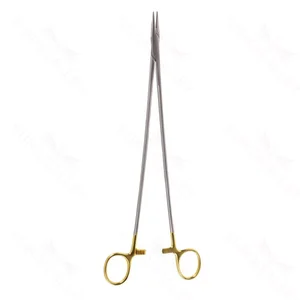 Debakey Needle Holder Straight 15.9 cm (6.3) TC (Gold Handle) – surgivalley (027210399)