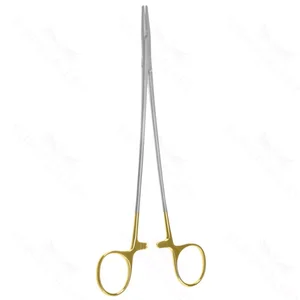Julian Needle Holder Straight 20.9 cm (8.2) TC (Gold Handle) – surgivalley (003210173)