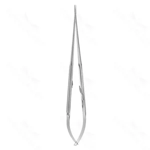 Microsurgical Needle Holder Curved 18.0 cm (7")