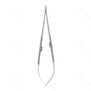 Jacobson Needle Holder Curved 23.0 cm (9") TC (Gold Handle) – surgivalley (003210287)