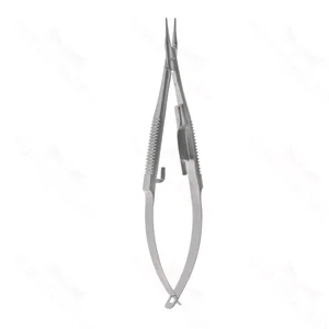 Jacobson 持针钳 6英寸 精细型 直型 带齿 12.0mm TC 钳口 圆形手柄 带锁 – surgivalley (003210363)