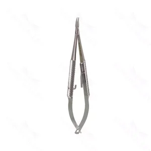 Barraquer Needle Holder Curved 9.5 cm (3.7) – surgivalley (003210373)